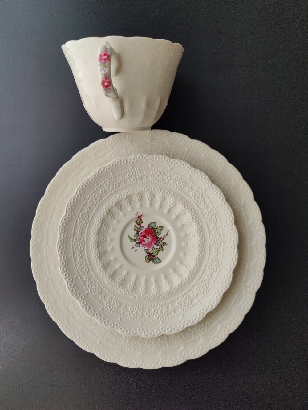 Vintage | Spode | Billingsley Rose 🌹 | Teacup & Saucer